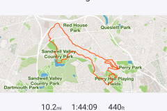 off-road route